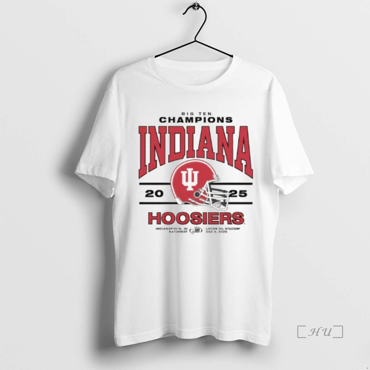 Officials Indiana 2025 Big Ten Champs Ringer Graphic