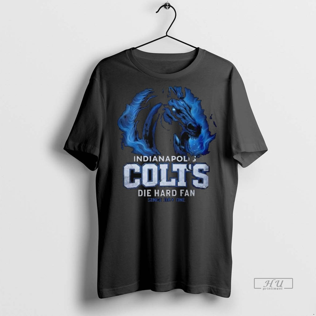 Officials Indianapolis Colts Die Hard Fan Since Day One Long Sleve Shirt Sweater
