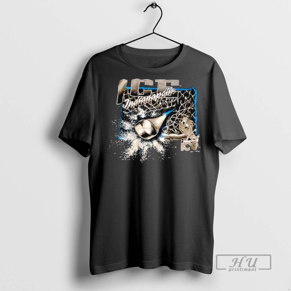 Officials Indianapolis Ice Hockey Vintage T Shirts