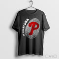 Officials Its In My Dna Philadelphia Phillies P Logo Fingerprint Fan Posters T Shirt