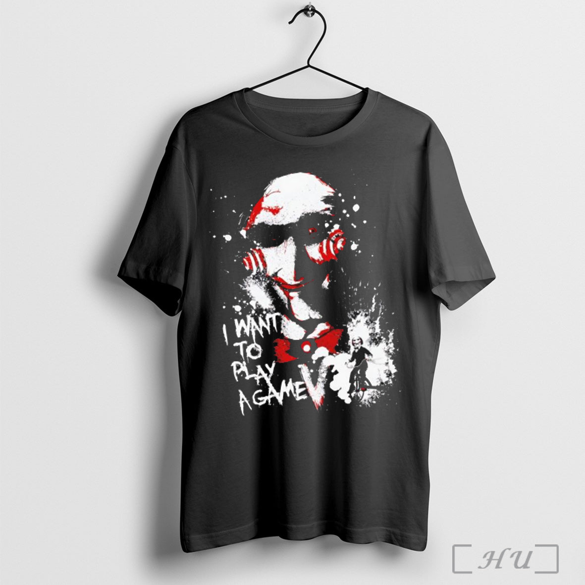 Officials Jigsaw I Want To Play A Game Saw Horror Graphic Halloween T Shirt