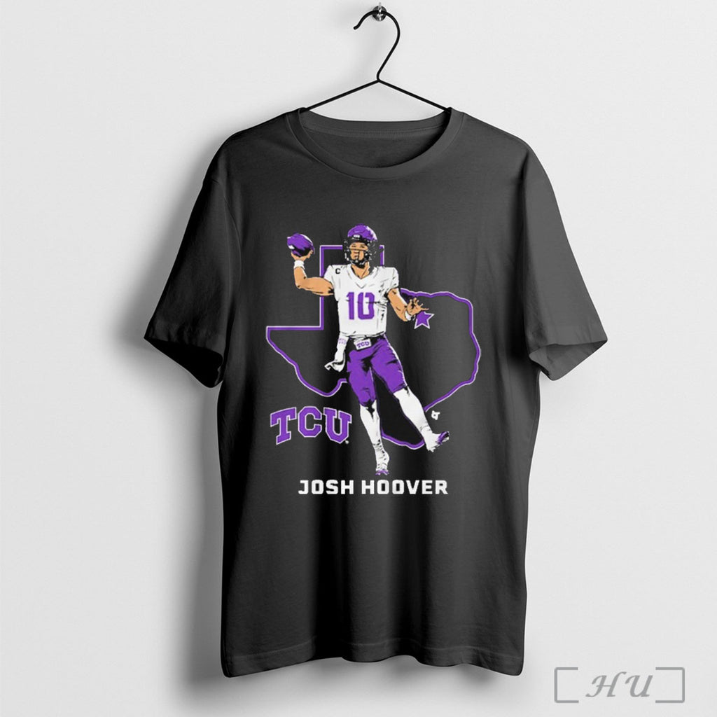 Officials Josh Hoover State Star Tcu Horned Frogs T Shirt