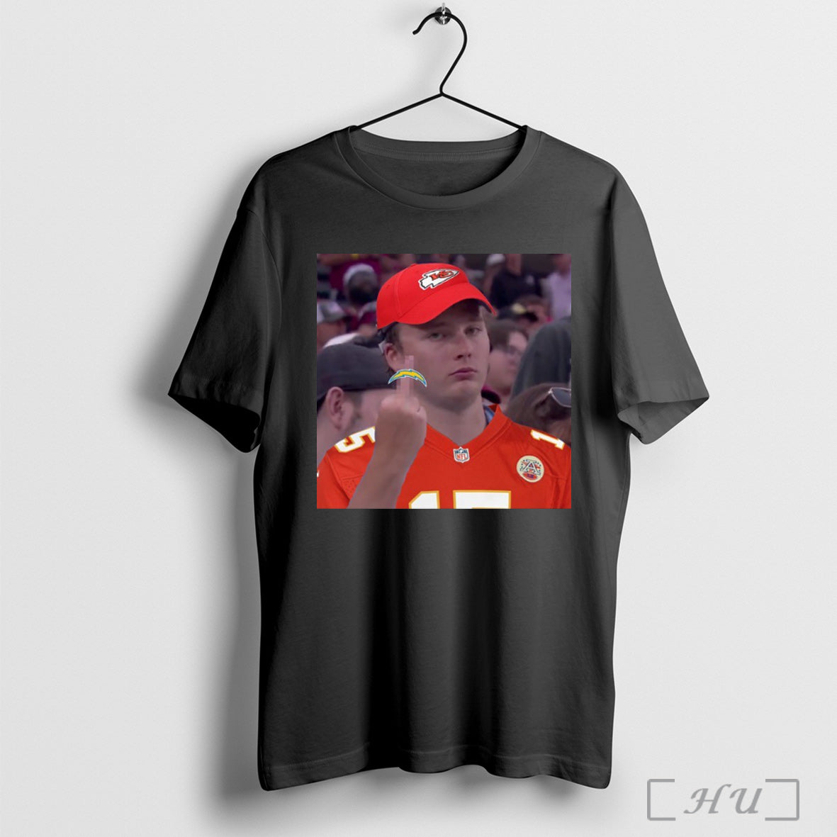 Officials Kansas City Chiefs Fan Middle Finger T Shirt