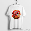 Officials Kansas City Chiefs Lets Go I Love Football Flames Helmet Retro T Shirt