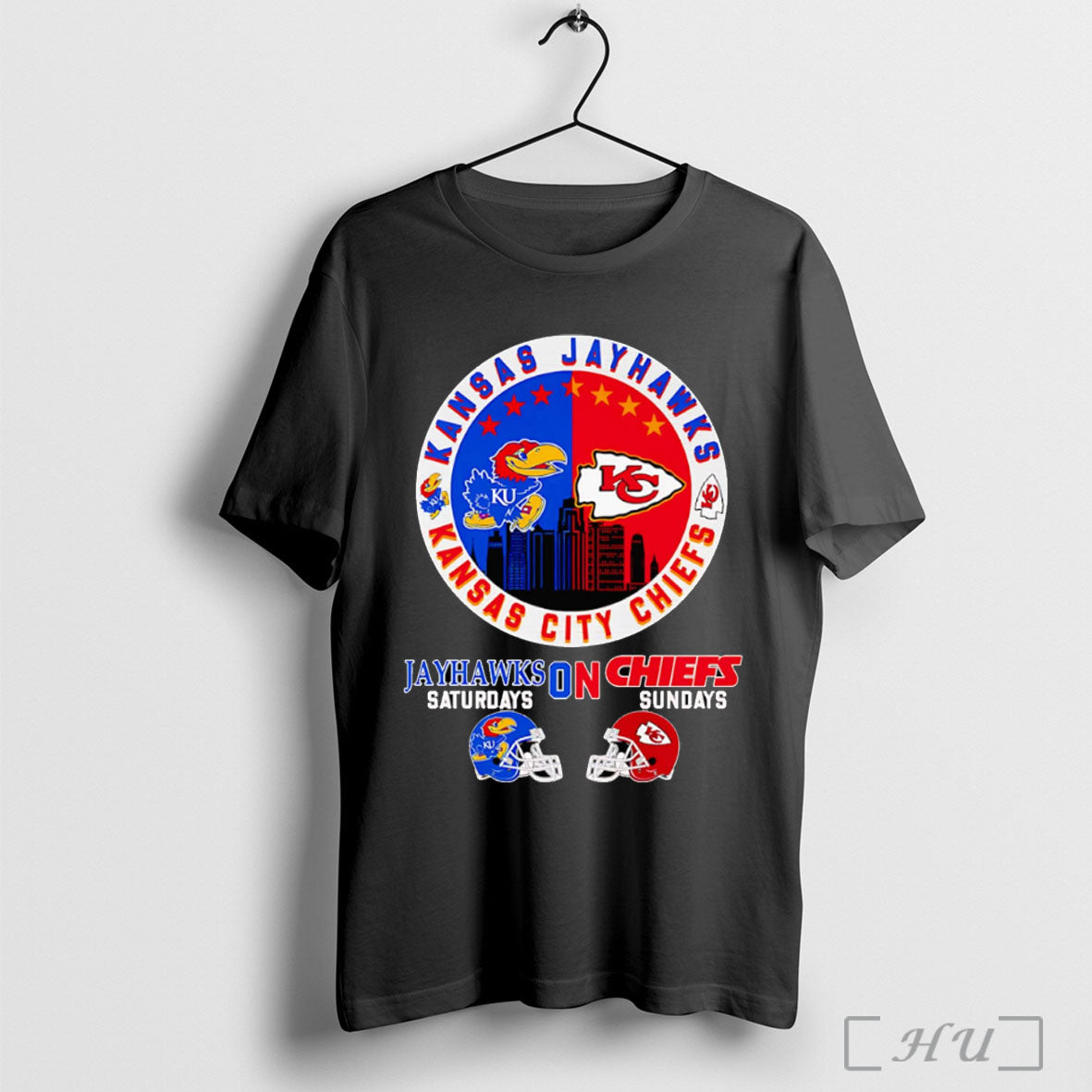Officials Kansas Jayhawks On Saturdays Chiefs On Sundays Poster T Shirt