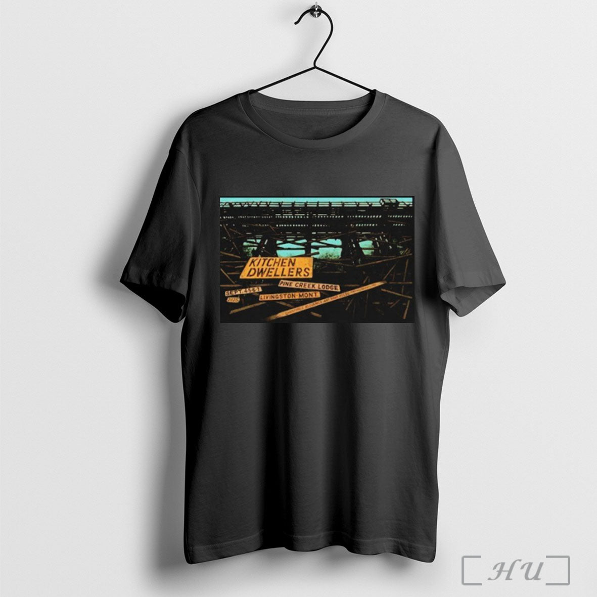 Officials Kitchen Dwellers Fall Tour 2025 Pine Creek Lodge Livingston T Shirt