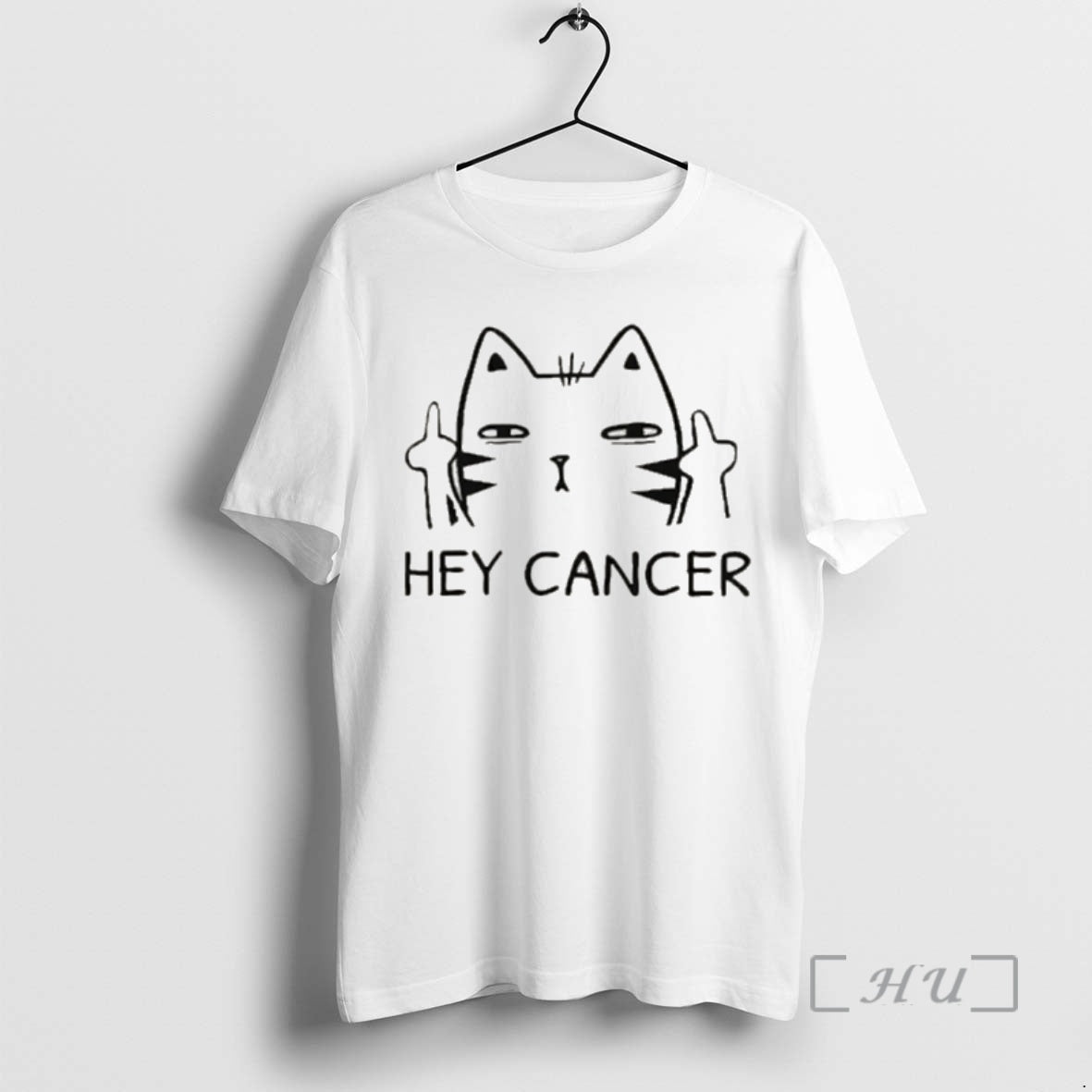 Officials Kitten Middle Finger Hey Cancer