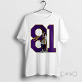 Officials La Lakers 20th Anniversary Of Kobe Bryant 81 Points 2026 Baseball Premium T Shirts