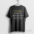 Officials Lou Holtz National Champions Ability Motivation Attitude Quote Notre Dame Lou Holtz 1973 2026