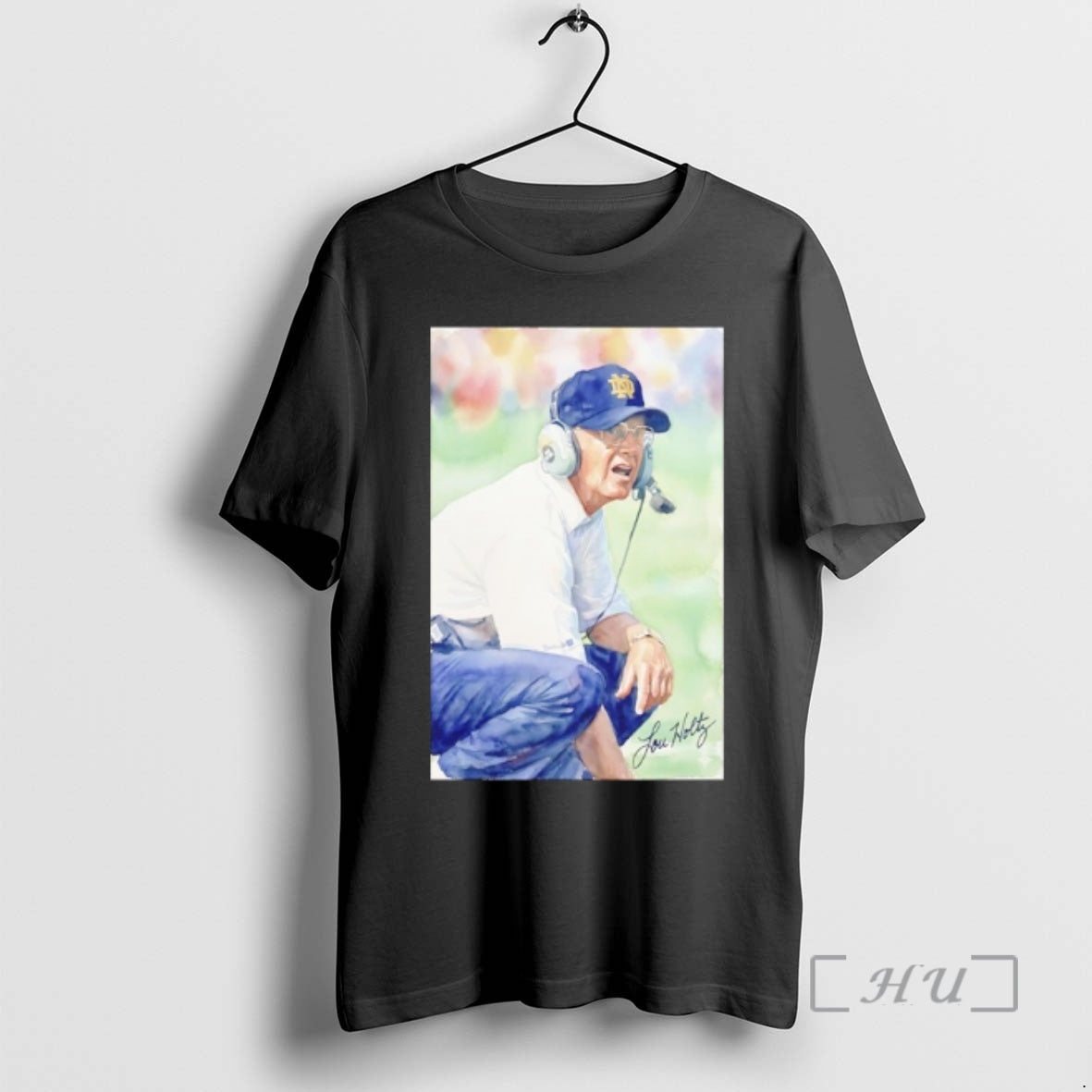 Officials Lou Holtz Coach University Of Notre Dame Signature