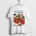 Officials Man United Fc Its A Lovely Day For A Guinness Christmas Premium T Shirts