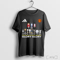Officials Manchester United Glory Glory Trophies T Shirt