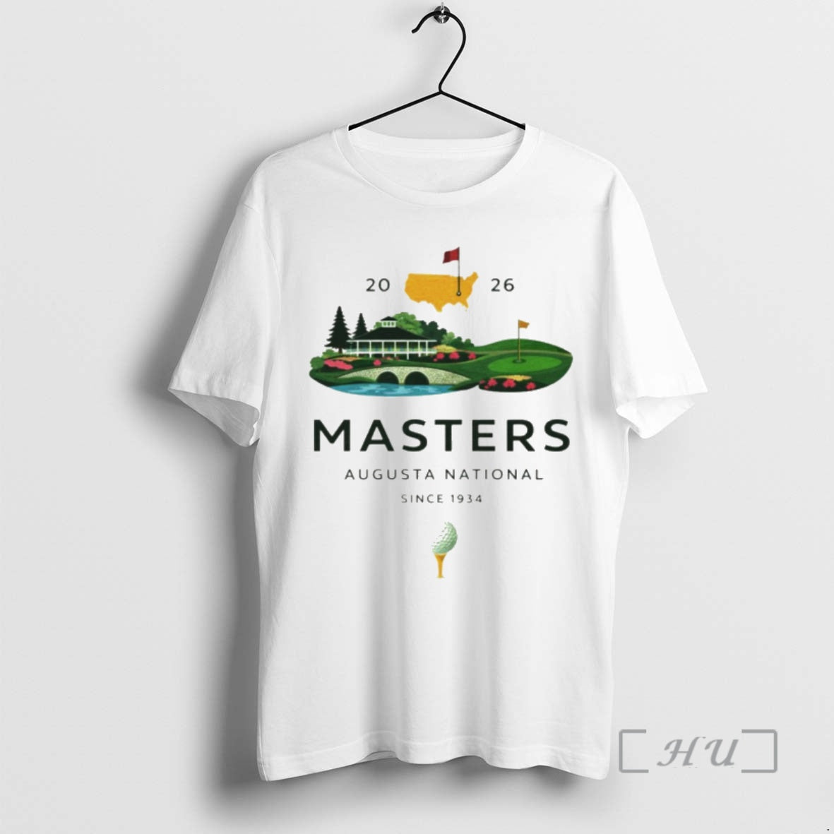 Officials Masters Augusta National Golf Course Graphic 2026 Tournament