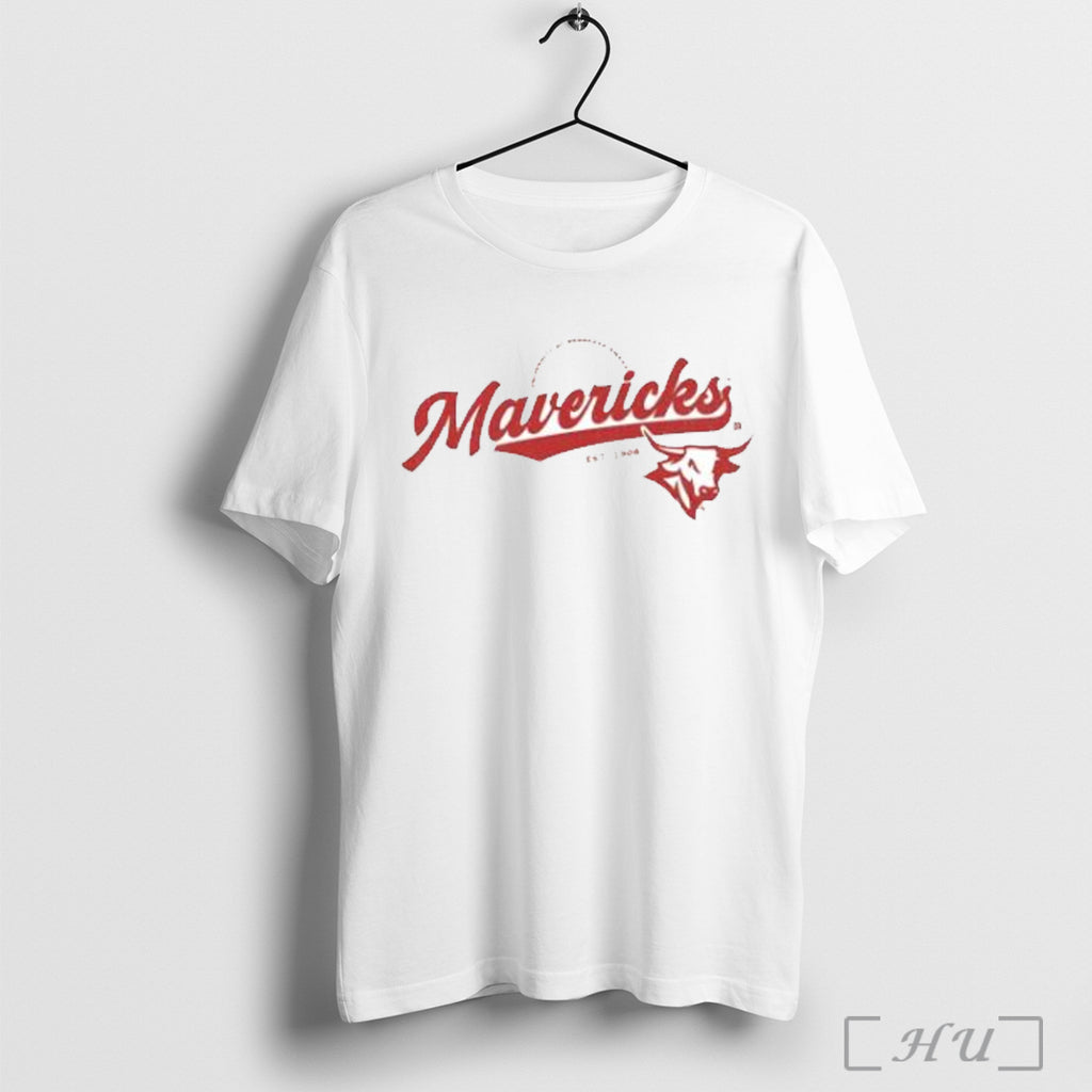 Officials Mavericks Script Logo Heavyweight T Shirt