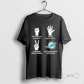 Officials Miami Dolphins Nothing Beats Rock Beats Scissors Paper Beats Rock Scissors Beats Paper Premium