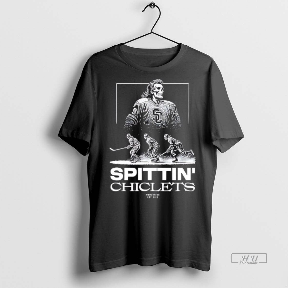 Officials Michigan State Spartans Skull Spittin Chiclets Worldwide Hockey Shirt Sweater