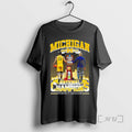 Officials Michigan Wolverines 2025 2026 37 3 National Champions Perfect Season Signatures Premium T Shirts