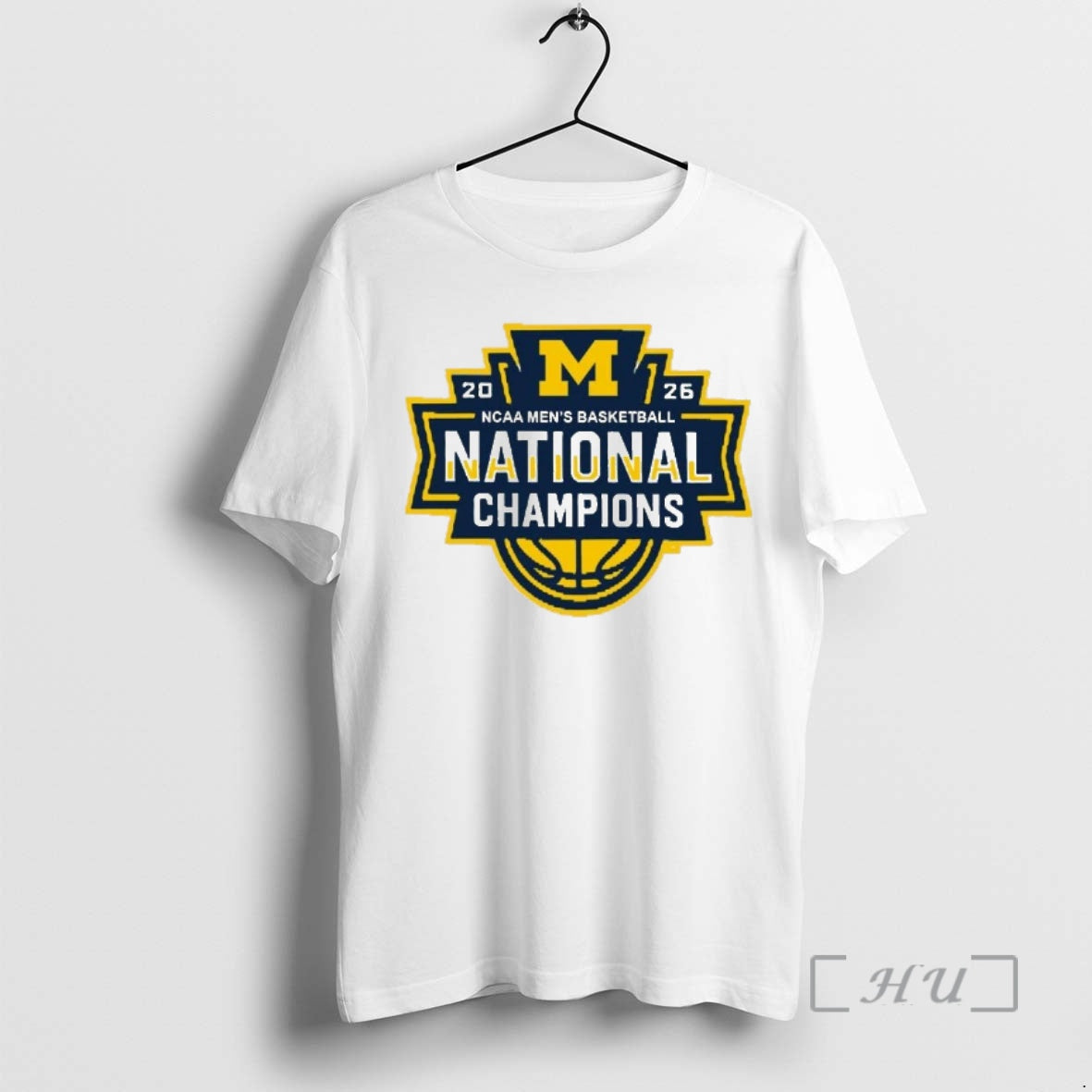 Officials Michigan Wolverines 2026 Ncaa Di Mens Basketball National Champions Logo Premium T Shirts Sweater