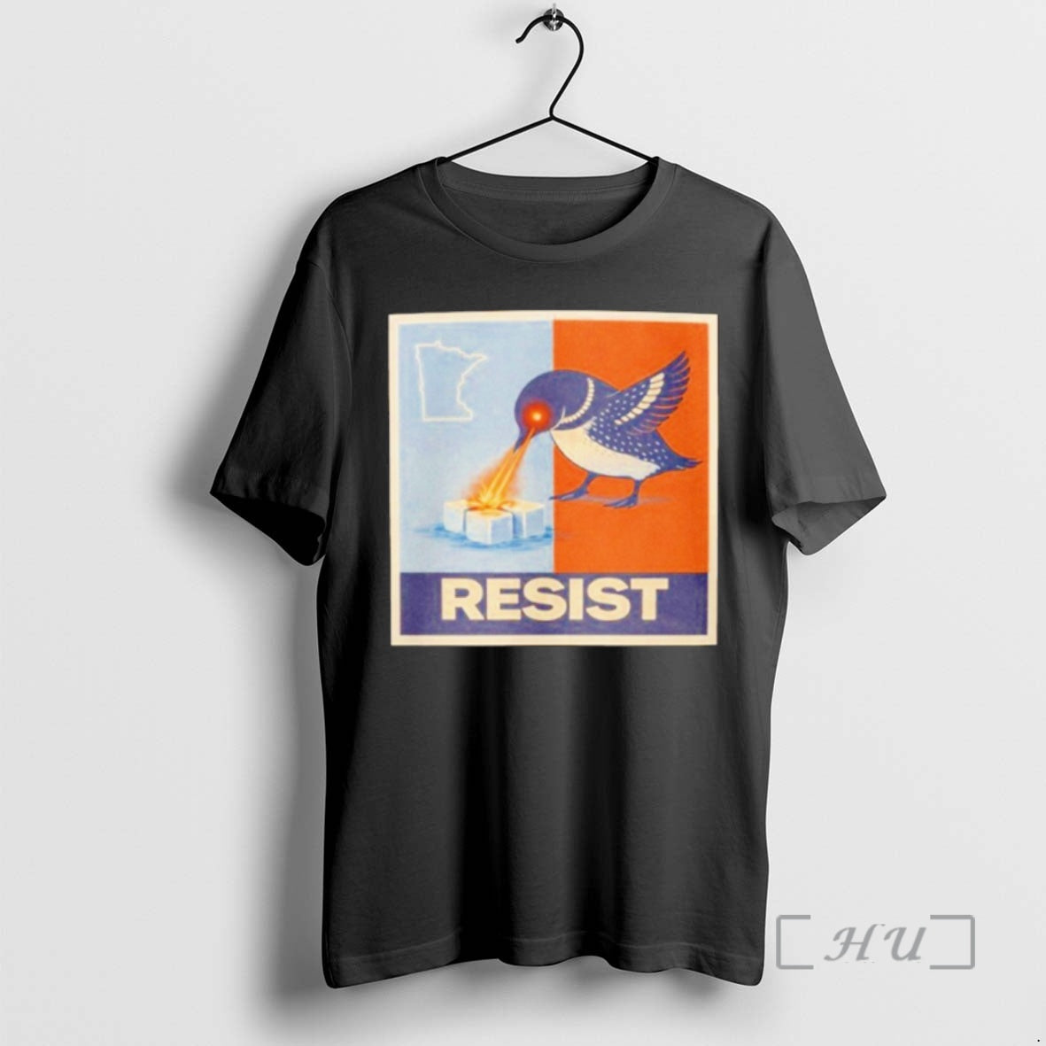 Officials Minneapolis Resist Anti Ice Loon Graphic