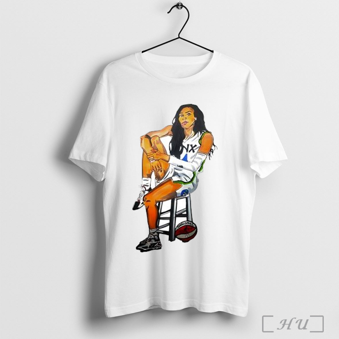 Officials Minnesota Lynx Welcome Basketball Player On Stool Graphic T Shirt