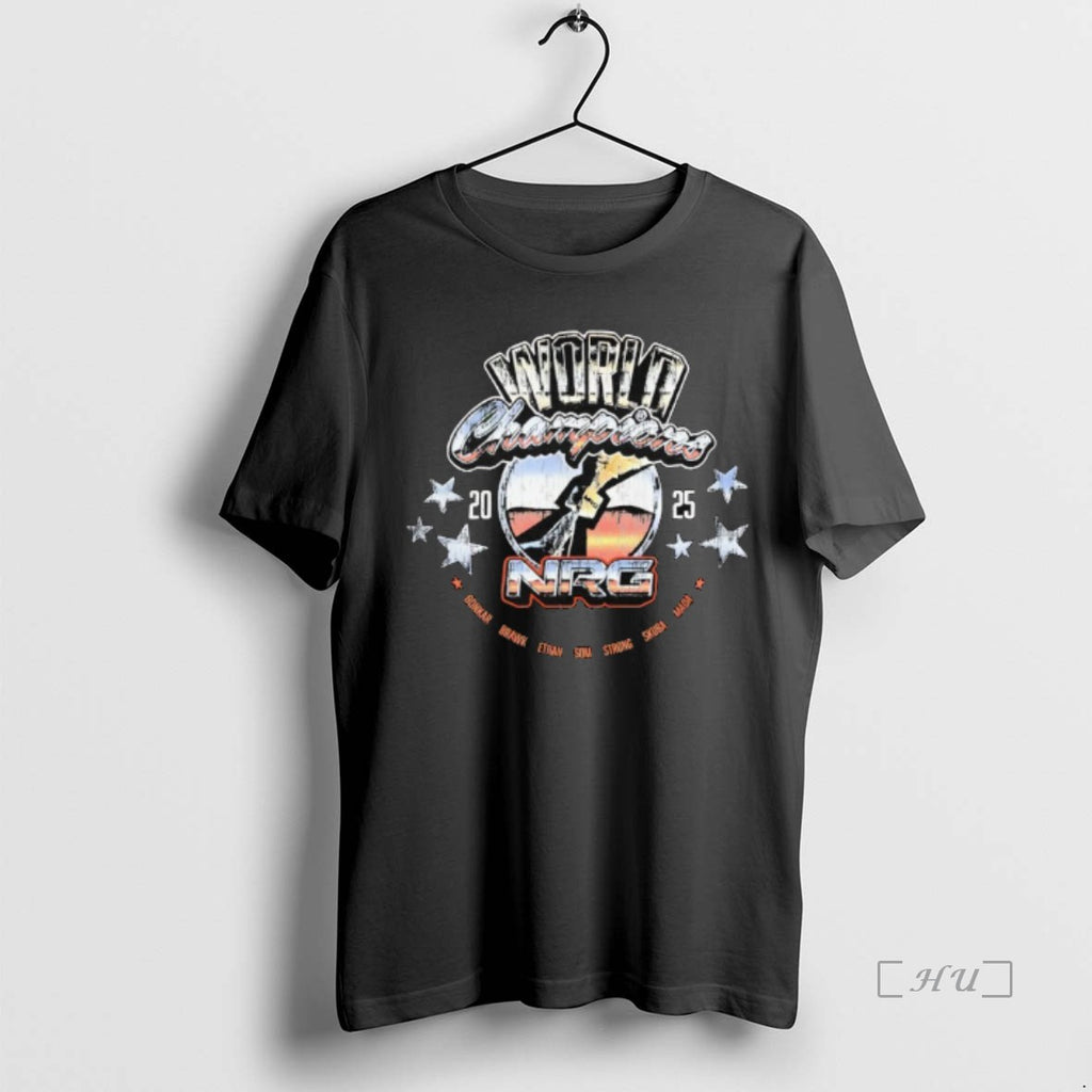 Officials Nrg World Champions 2025 Gonkar Brawk Ethan Som Strong Skuba Maoa Premium T Shirts