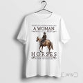 Officials Never Underestimate A Woman Who Still Rides Horses In 70s Vintage Premium T Shirts