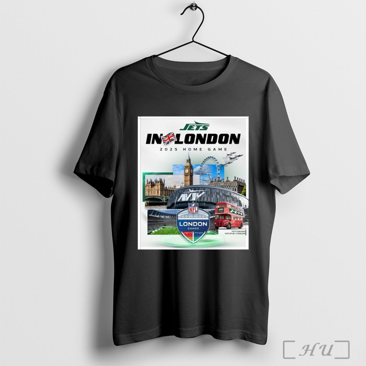 Officials New York Jets In London 2025 Home Game T Shirt