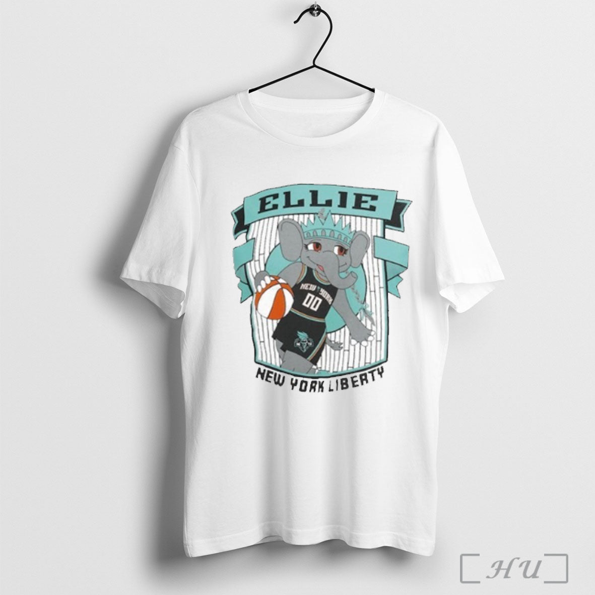 Officials New York Liberty Ellie Mascot Established T Shirt