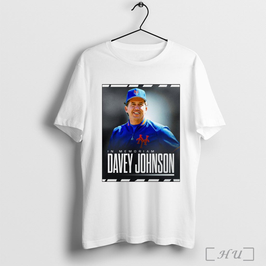 Officials New York Mets In Memoriam Davey Johnson 1943 2025 Poster T Shirt