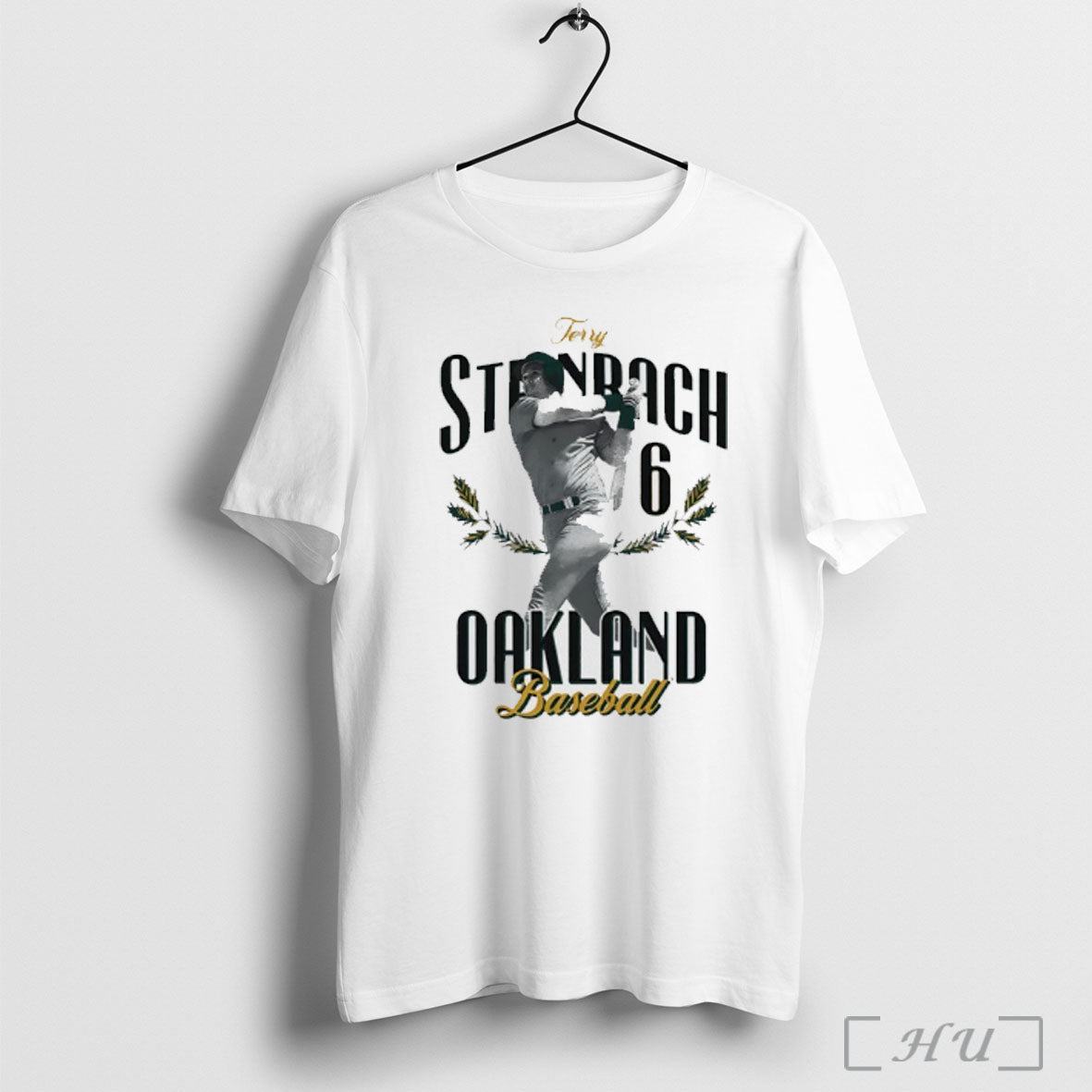 Officials Oakland Baseball Terry Steinbach 6 Player Name And Number T Shirt