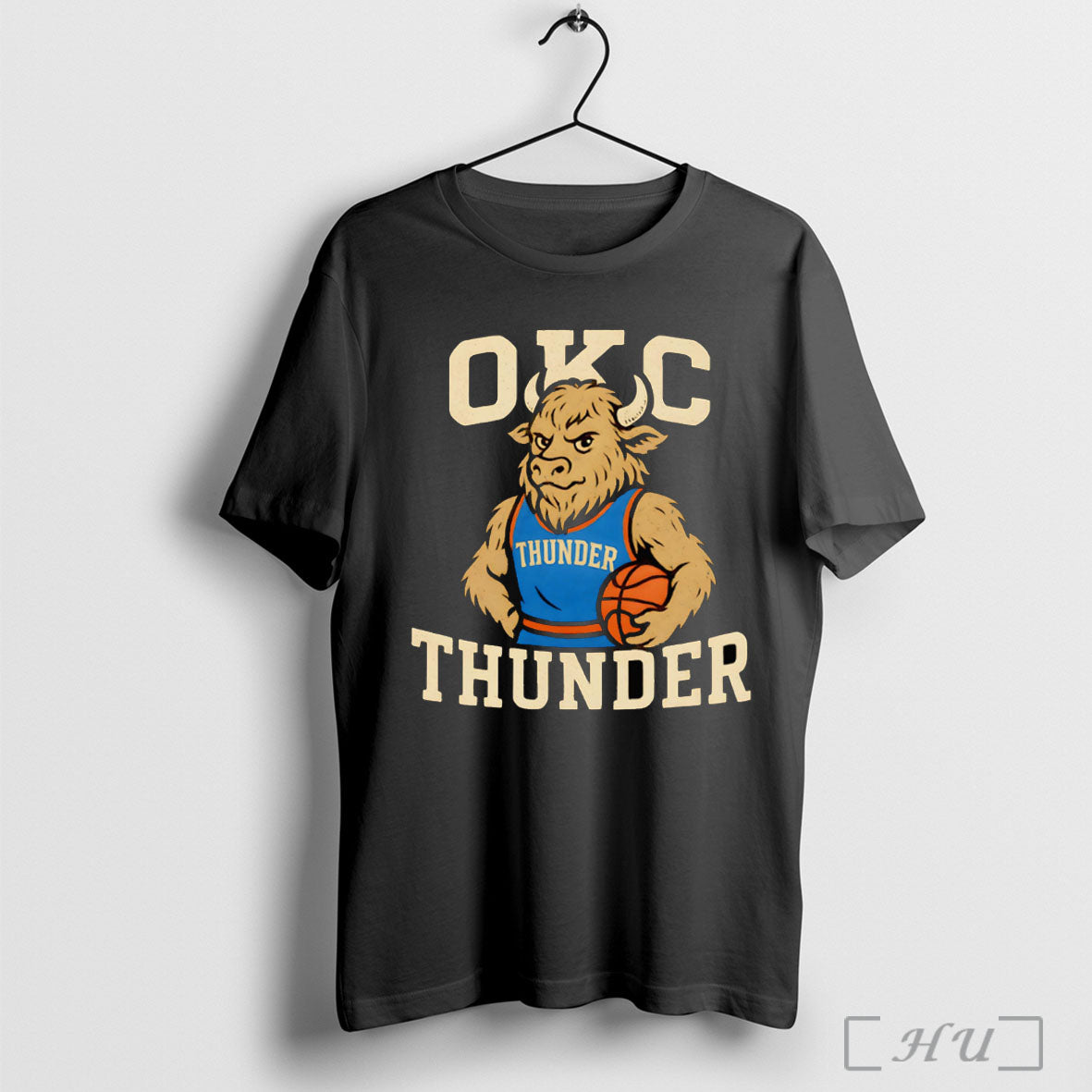 Officials Okc Thunder Mascot Retro T Shirt
