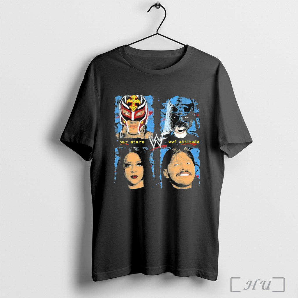 Officials Our Stars Wwf Attitude The Big 4 T Shirt