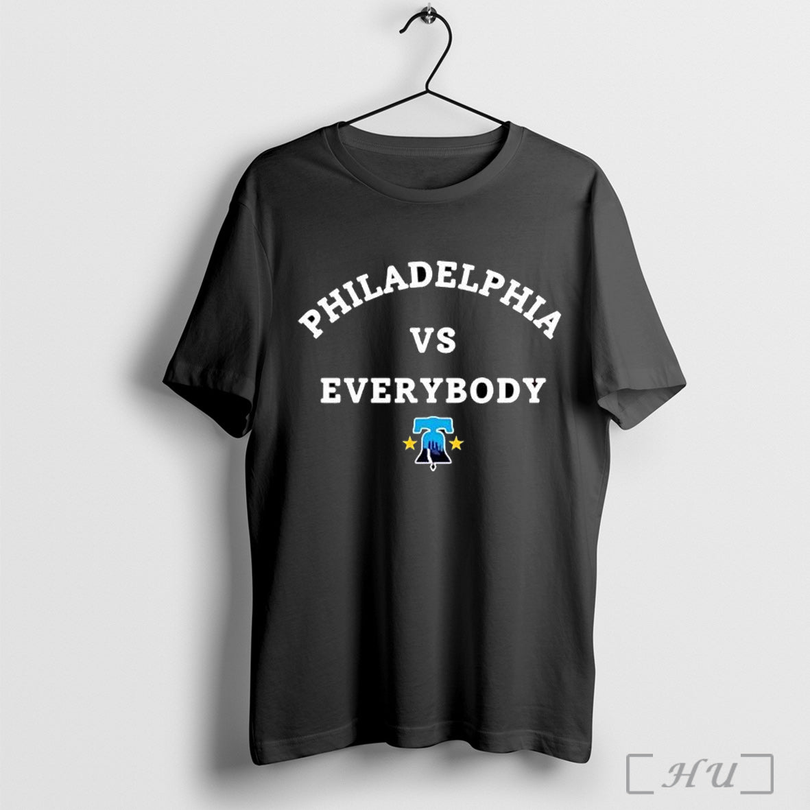 Officials Philadelphia Vs Everybody Baseball Liberty Bell Logo Fan Posters T Shirt
