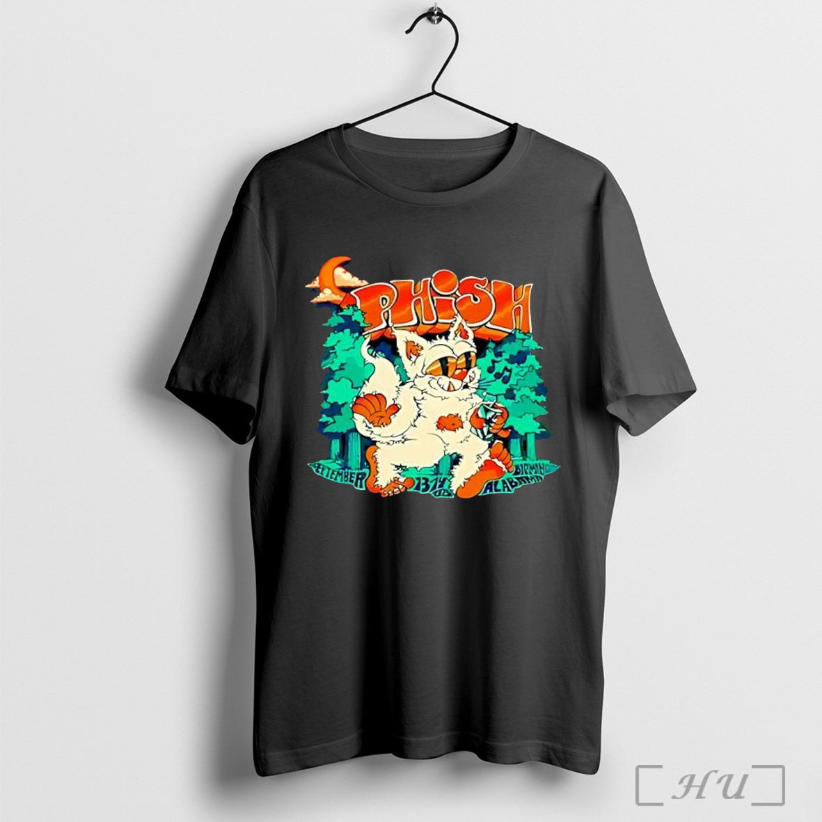 Officials Phish Yeti Monster Music Notes September 13 14 2025 Birmingham Alabama T Shirt