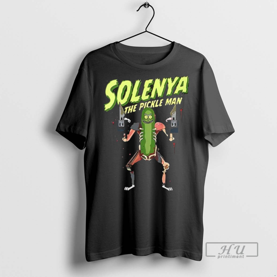 Officials Pickle Rick Solenya The Pickle Man T Shirts
