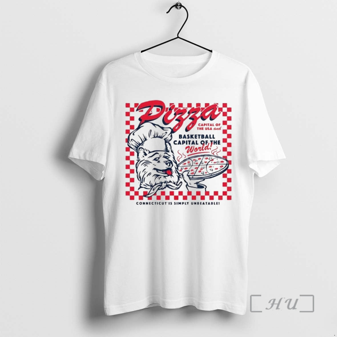 Officials Pizza Capital Of The Usa And Basketball Capital Of The World Tee Premium