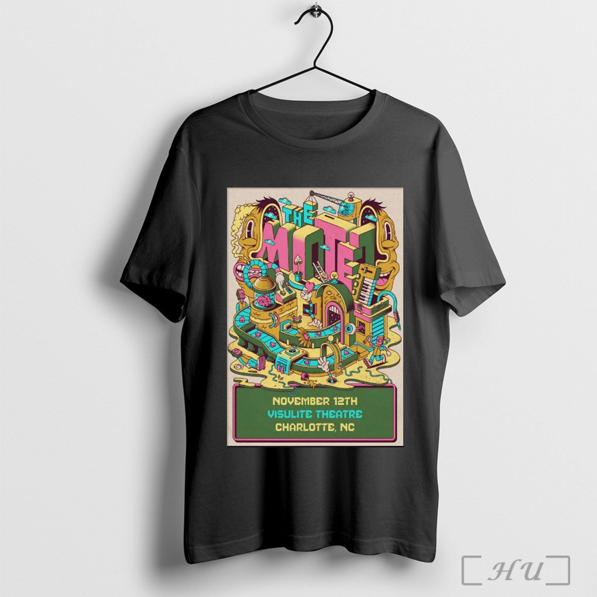 Officials Poster The Motet November 12 2025 Visulite Theatre In Charlotte Nc T Shirt