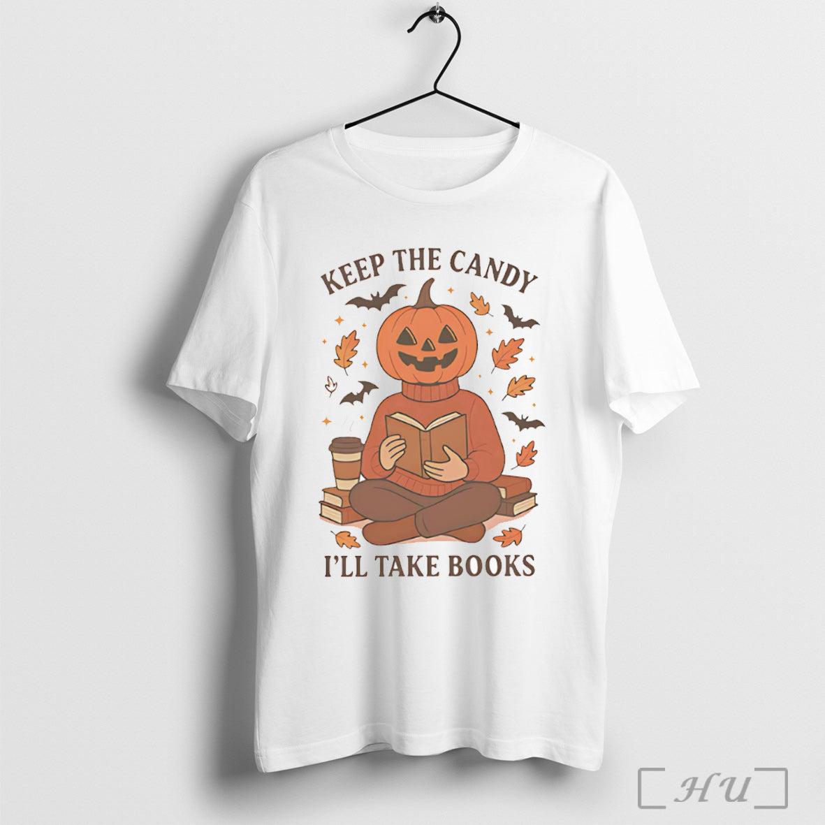 Officials Pumpkin Keep The Candy Ill Take Books White T Shirt