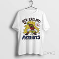 Officials Raphael Turtle Power X New England Patriots Red With And Shaboom Premium T Shirts