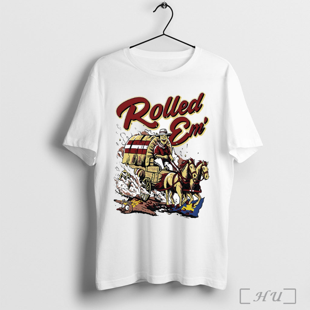 Officials Rolled Em Oklahoma Sooners White T Shirt