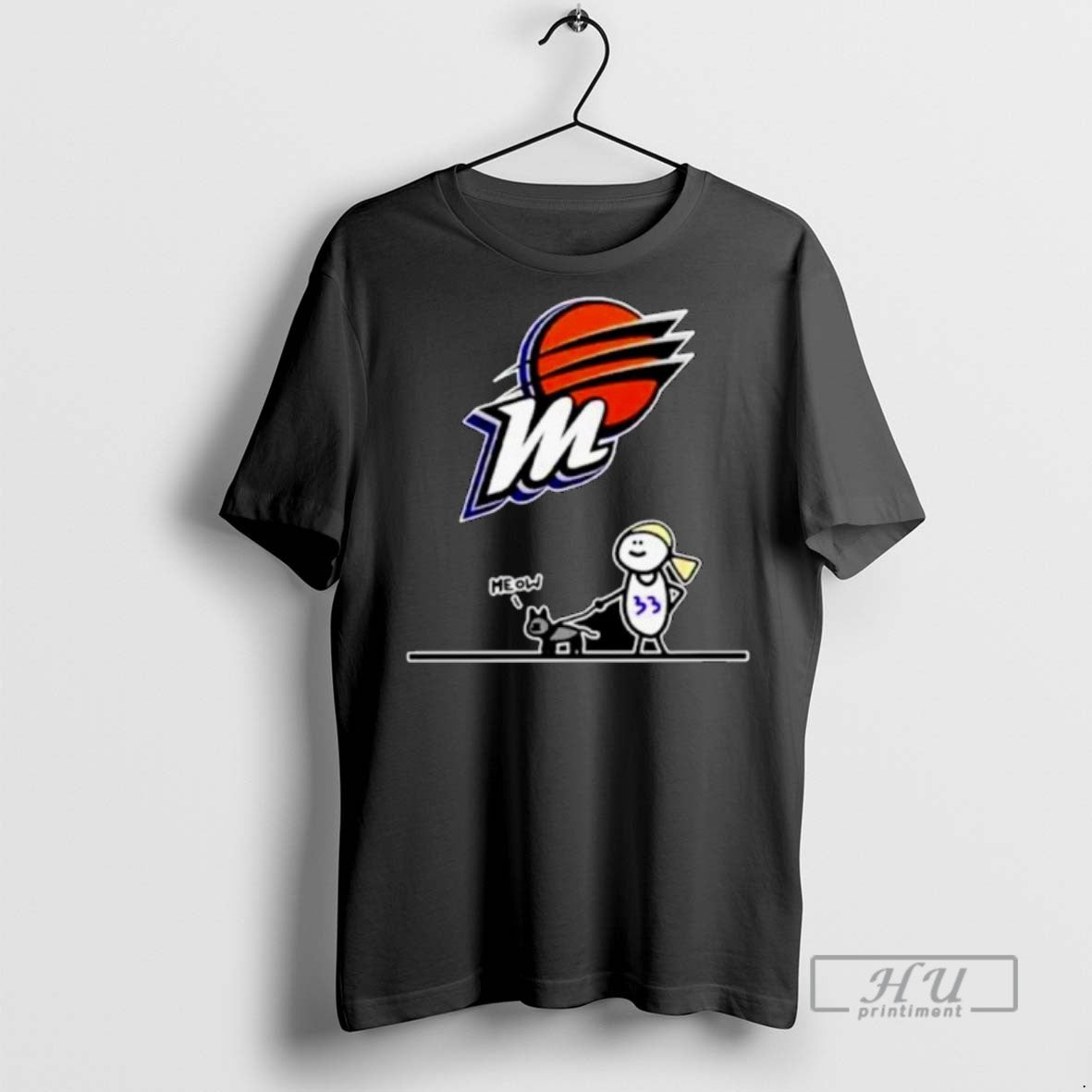 Officials Sami Whitcomb Phoenix Mercury Meow Ornaments T Shirt