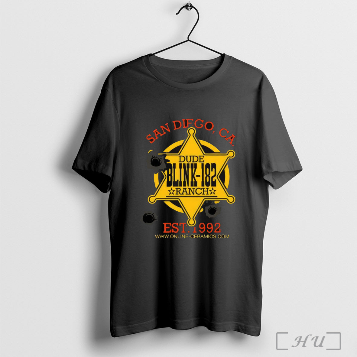 Officials San Diego Ca Dude Blink 182 Ranch Est 1992 Online Ceramics Retro