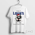 Officials Santa Light Cat I Work At Lowes Its Fine Everything Is Fine Premium