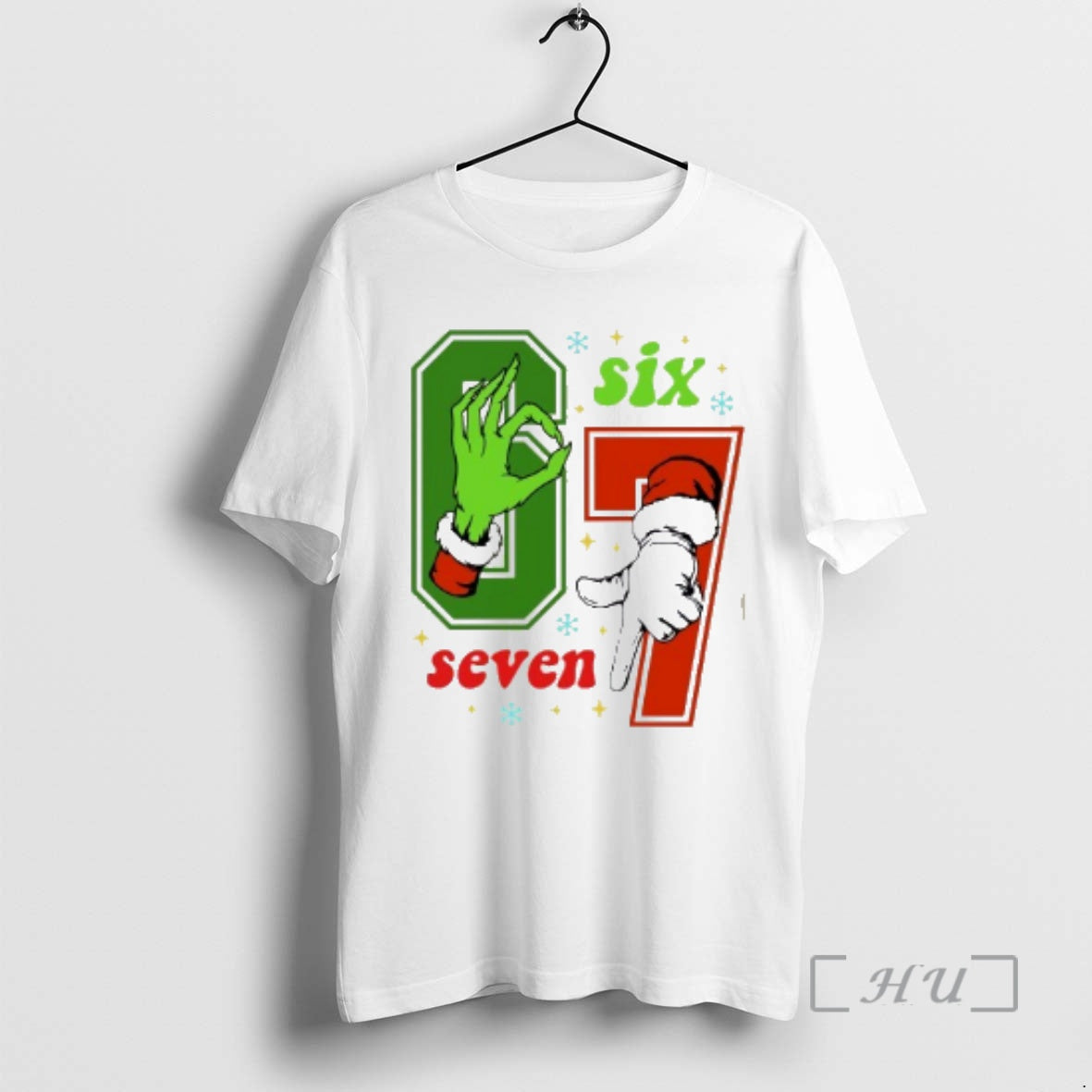 Officials Santa And Grinch Christmas Six Seven 6 7
