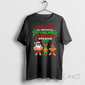 Officials Santa Reindeer And Gingerbread Man This Is My Its Too Hot For Ugly Christmas