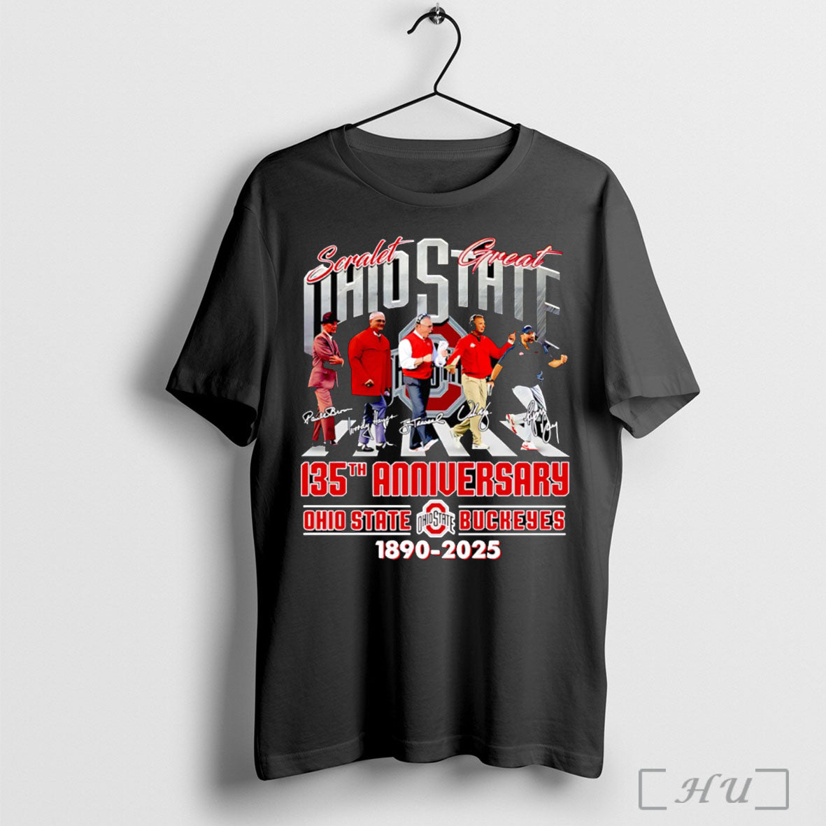 Officials Scarlet Great Ohio State 135th Anniversary 1890 2025 T Shirt