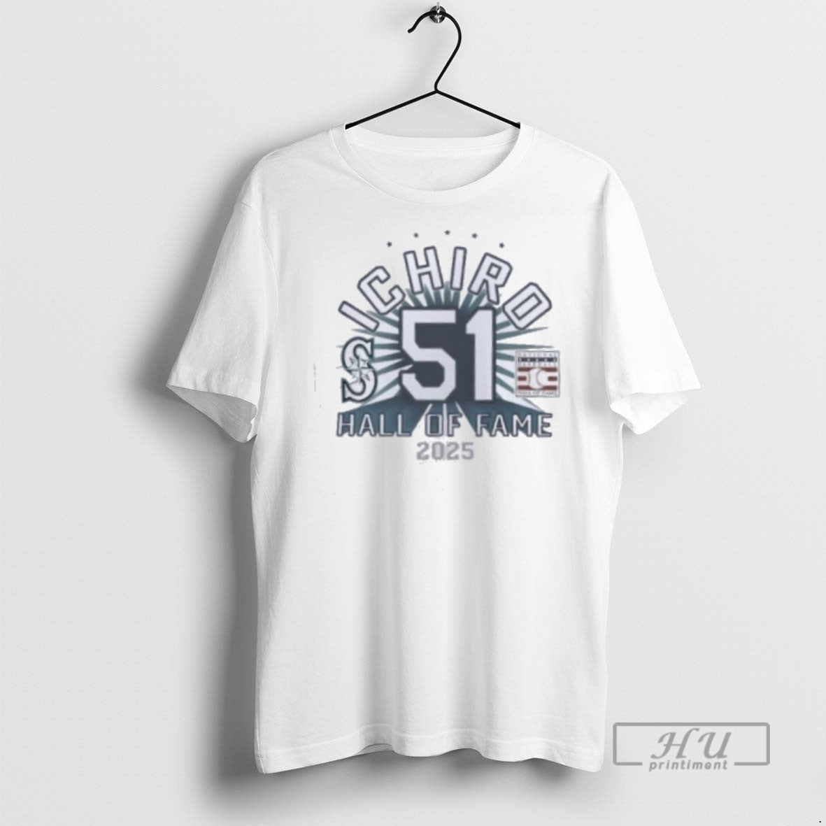 Officials Seattle Mariners Ichiro 2025 Hall Of Fame T Shirts