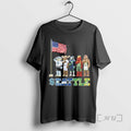 Officials Seattle Sports Mascot Freedom American Flag