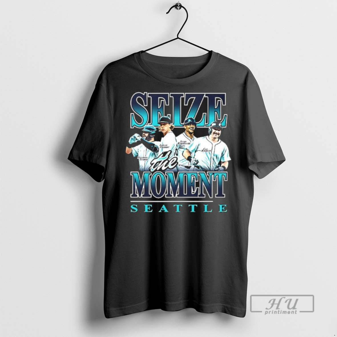 Officials Seize The Moment Seattle Mariners Baseball Signature T Shirts