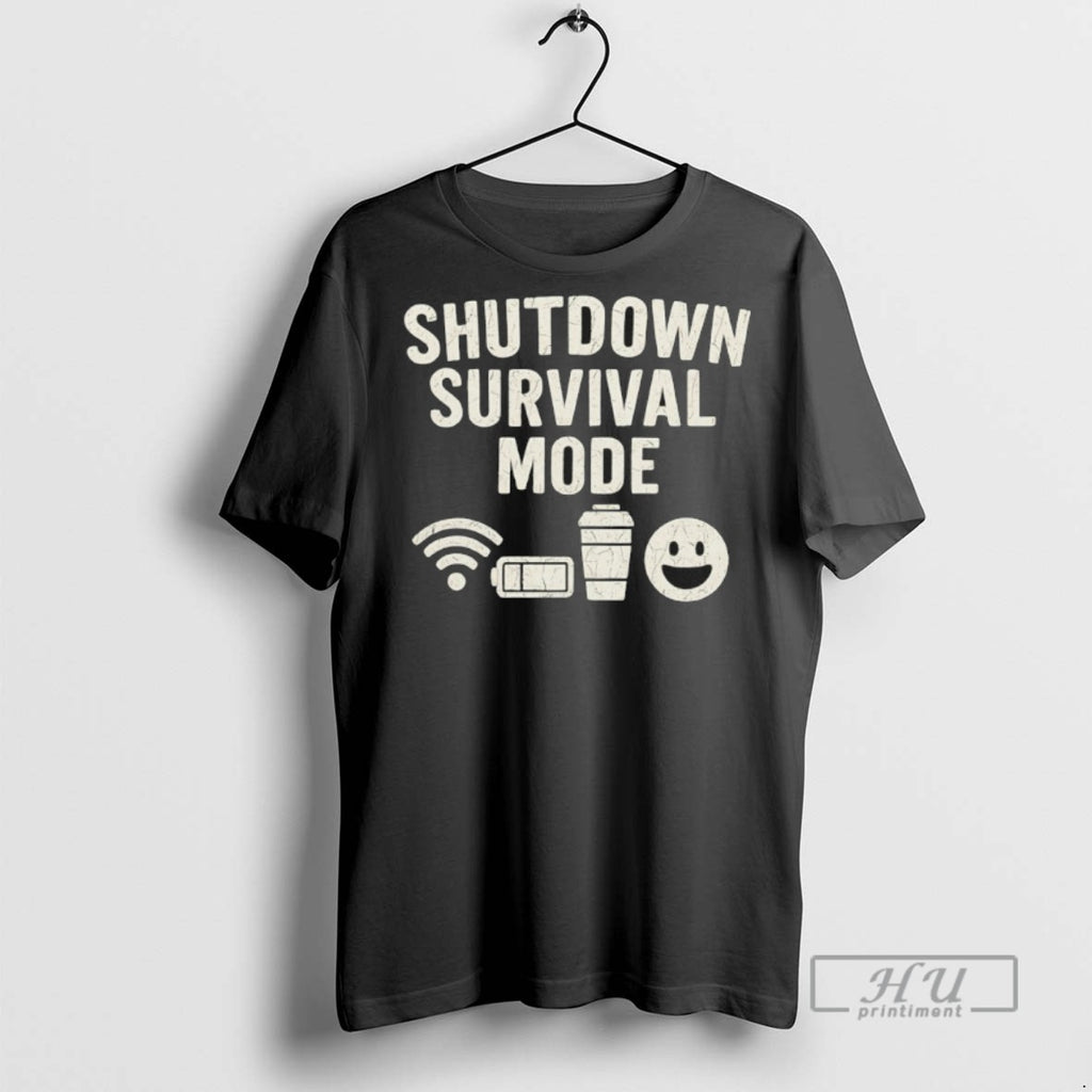 Officials Shutdown Survival Mode Government Shutdown 2025 T Shirts